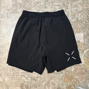 Ten Thousand Shorts Mens XS The Interval Short 7” Black Running Lined Stretch